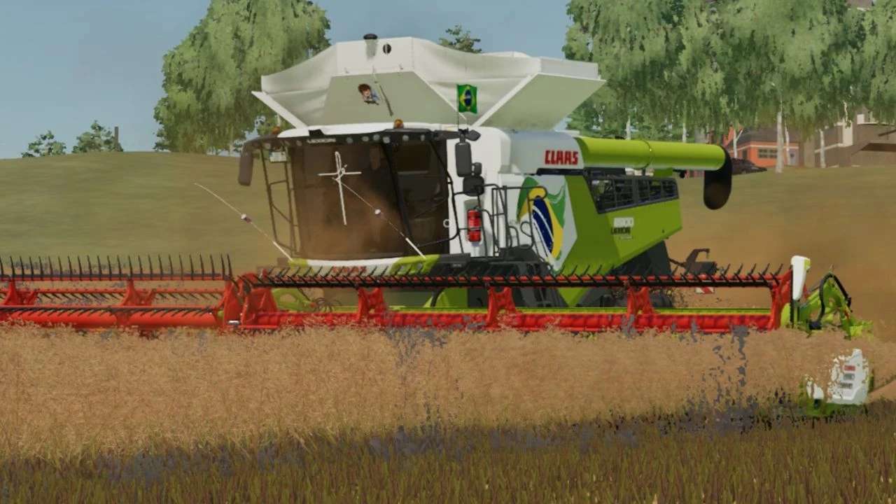 Claas Lexion V Combine Farming Simulator Mod