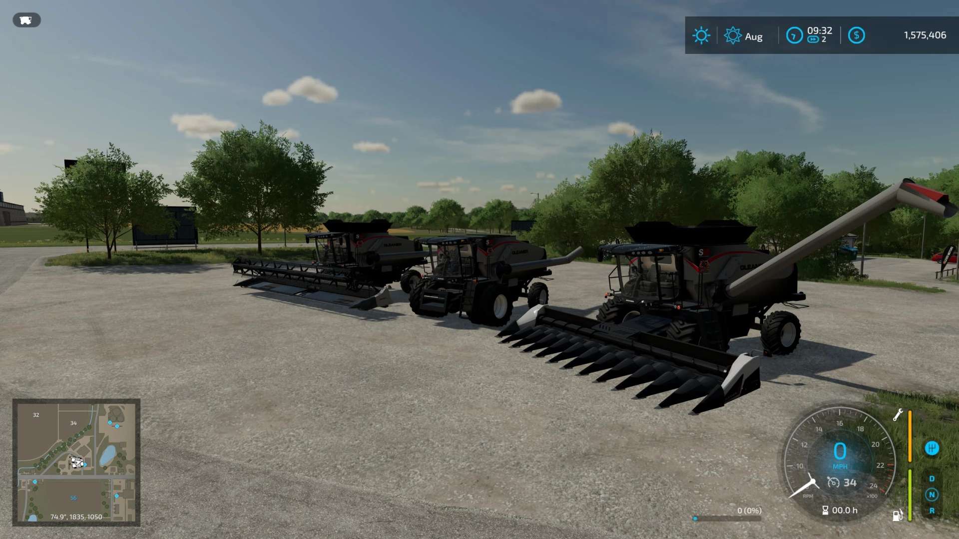 Gleaner S98 V1000 Combine Farming Simulator 2022 19 Mod 8159