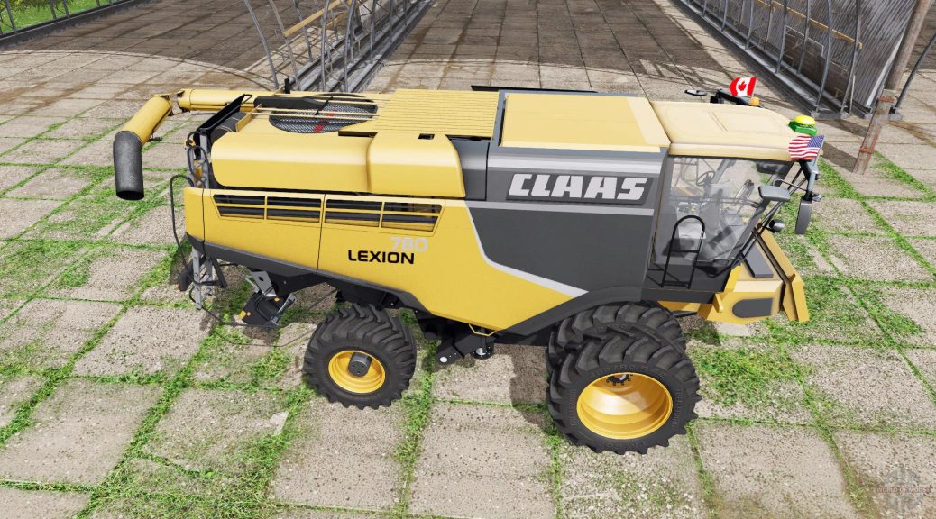 CLAAS LEXION 780 NORTH AMERICA COMBINES - Farming Simulator 2022 / 19 mod