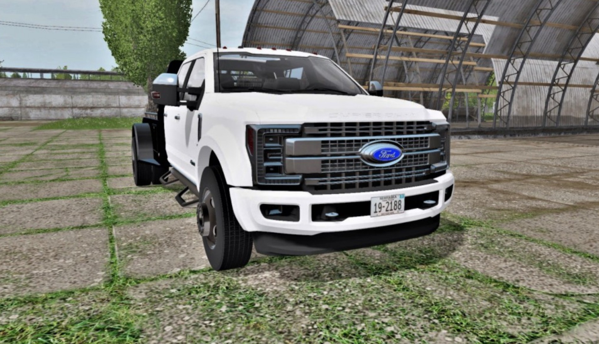 Ford F-450 Super Duty flatbed FS17 - Farming Simulator 2022 / 19 mod