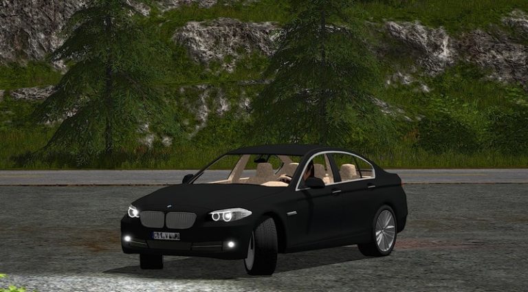 BMW 5 Series F10 V 1.0 MOD - Farming Simulator 2022 / 19 mod