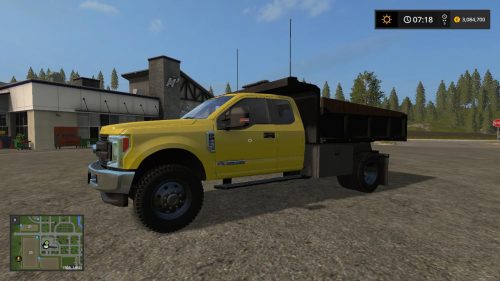 Ford F550 DUMP v1.0 MOD - Farming Simulator 2022 / 19 mod