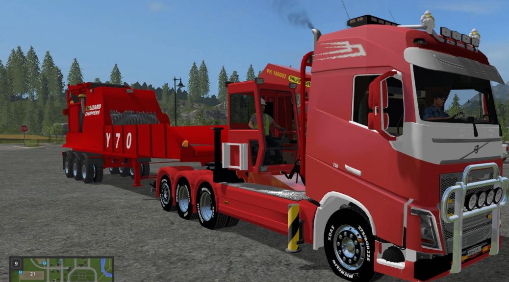 Volvo Fh16 750 Logging v1.0.0 Mod - Farming Simulator 2022 / 19 mod