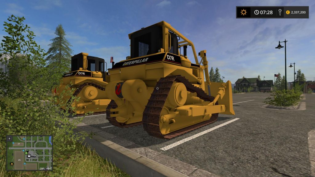 CAT D7 Redux v2.0 MOD - Farming Simulator 2022 / 19 mod