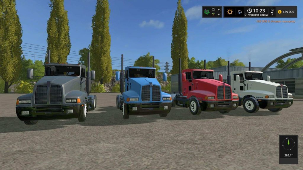 Kenworth T600 v1.0.0.0 MOD - Farming Simulator 2022 / 19 mod