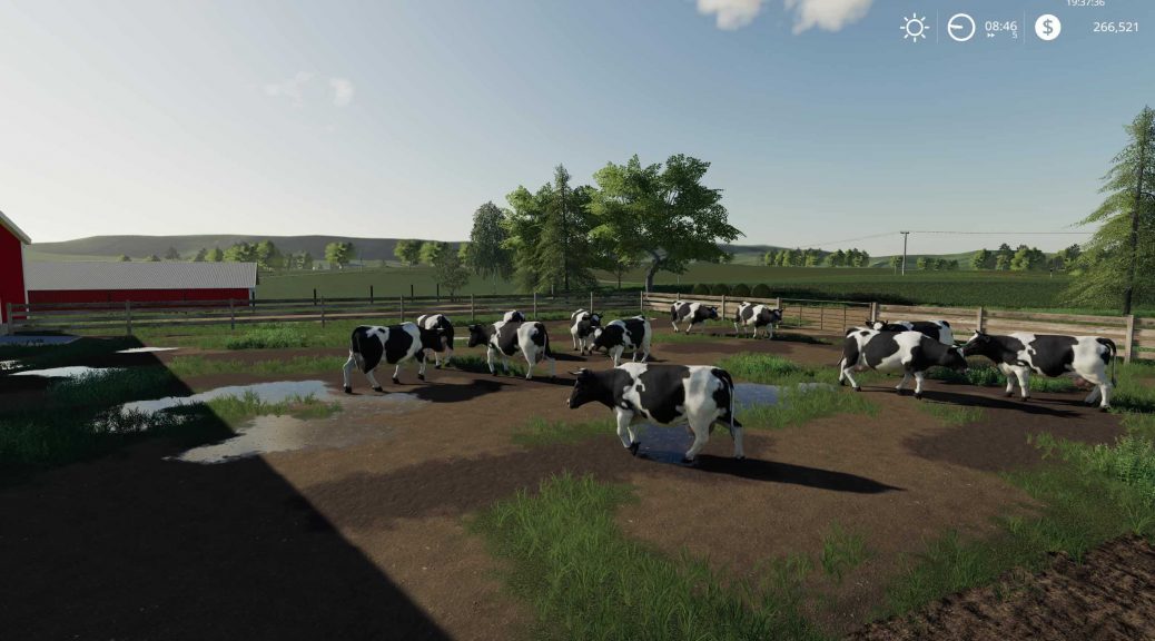 AUTUMN OAKS COWS FIXED AGAIN v2.0 MOD - Farming Simulator 2022 / 19 mod