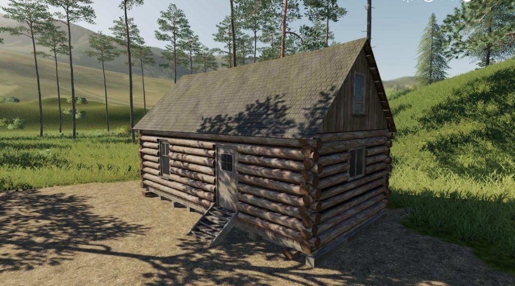 Placeable Log Cabin with sleep trigger v1.0 MOD - Farming Simulator ...