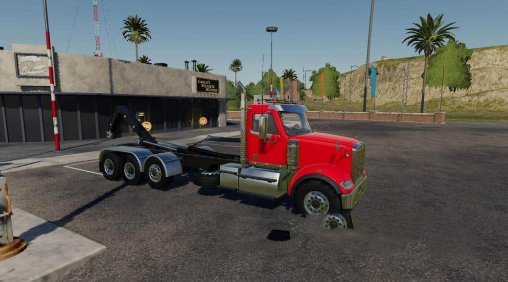 Western Star 4900 SB Day Cab Hooklift v1.1.0.0 Mod - Farming Simulator ...