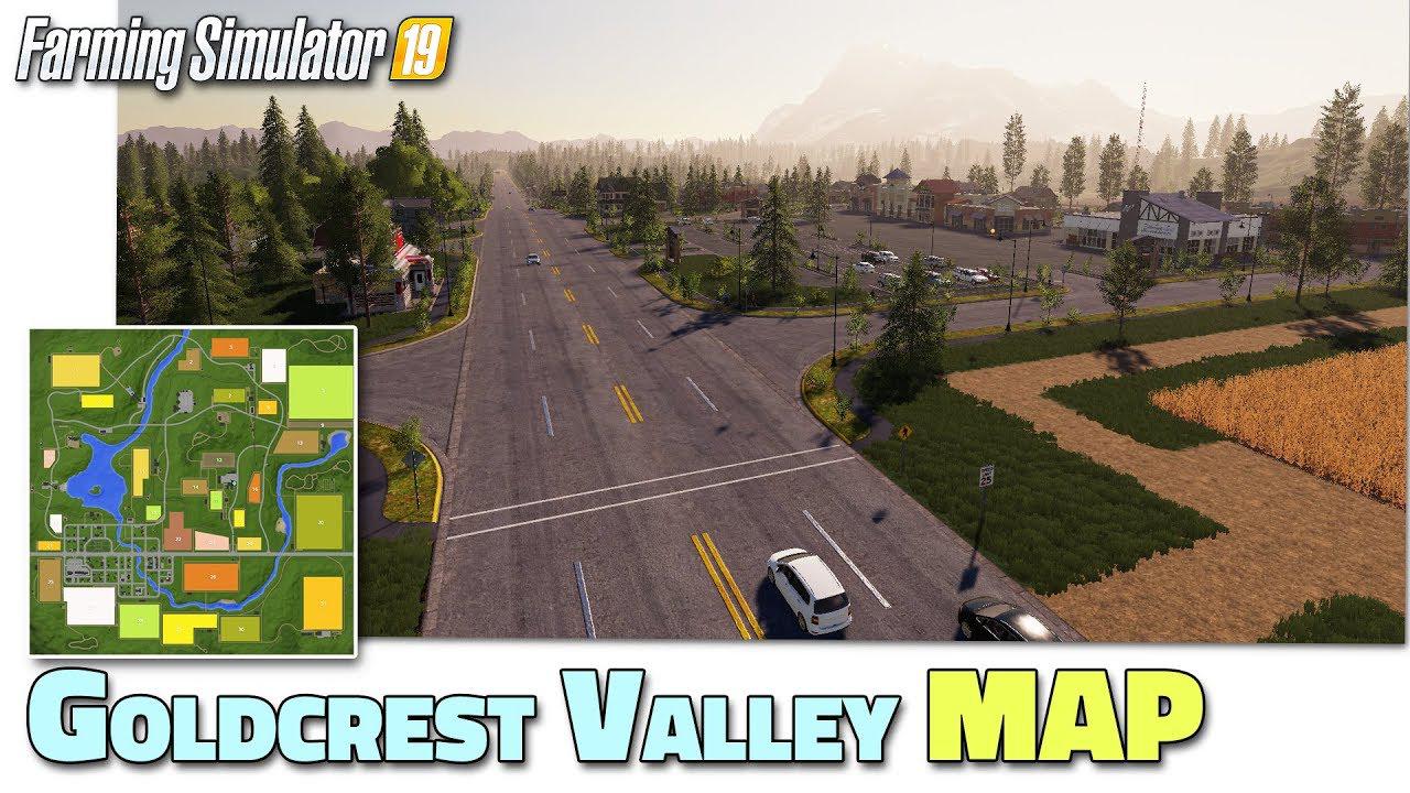 Goldcrest Valley v2.01 Map - Farming Simulator 2022 / 19 mod