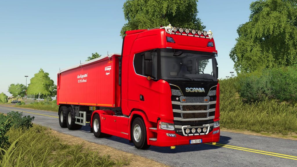 Scania S580 V8 v2.0.0.0 Truck - Farming Simulator 2022 / 19 mod