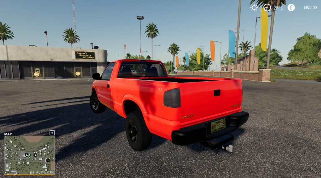 Chevrolet S10 Vehicle v1.0 Mod - Farming Simulator 2022 / 19 mod