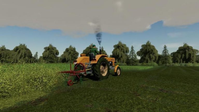 Tedder Spider New Texture v1.1 FS 19 - Farming Simulator 2022 / 19 mod