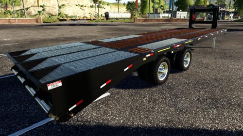 20Ft Gooseneck Trailer FS 19 - Farming Simulator 2022 / 19 mod