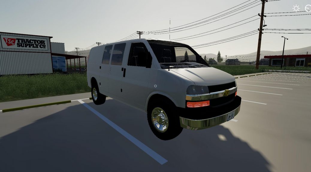 Chevy Express v1.0 Vehicle - Farming Simulator 2022 / 19 mod