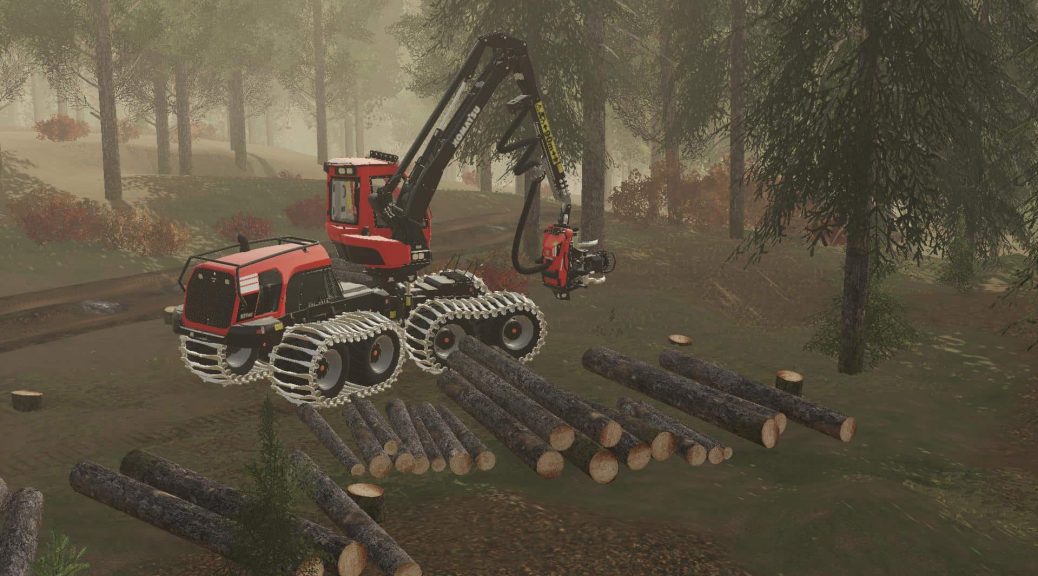 Komatsu931XC v1.0 FS19 - Farming Simulator 2022 / 19 mod