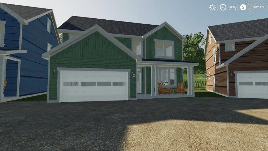 Houses Pack v1.0 Mod - Farming Simulator 2022 / 19 mod