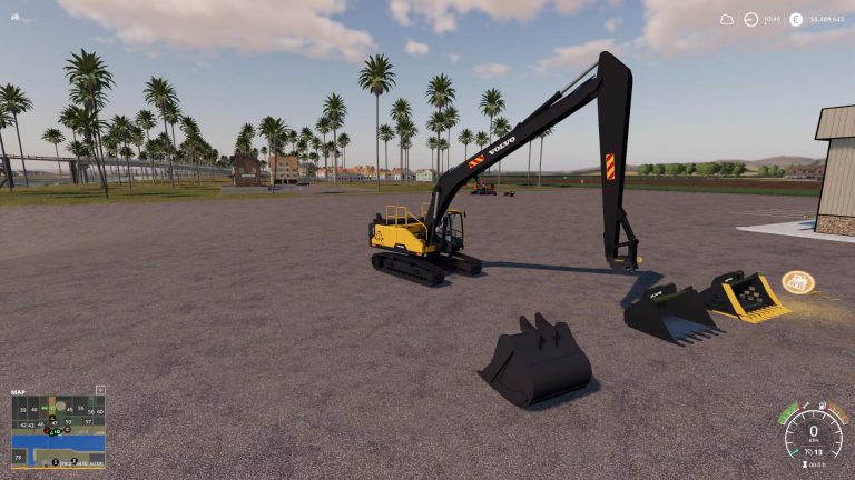 Volvo EC-300 Pack Unzip v1.0 Mod - Farming Simulator 2022 / 19 mod