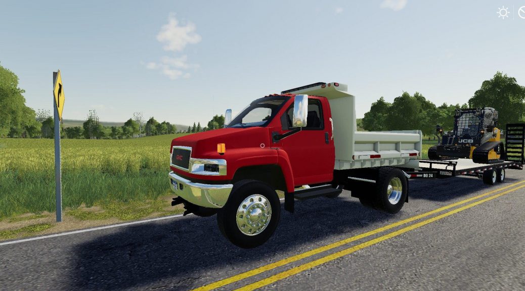 GMC Topkick Dump Truck v1.0 Mod - Farming Simulator 2022 / 19 mod