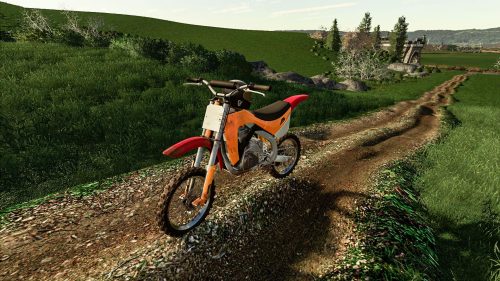 Motocross Dirt Bike v1.0 Mod - Farming Simulator 2022 / 19 mod