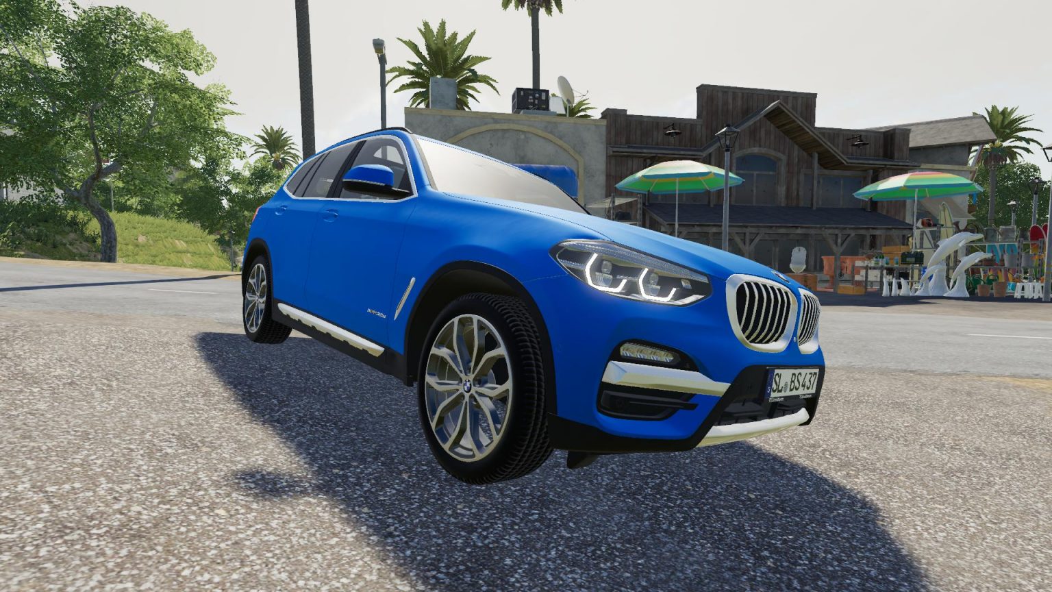 BMW X3 2018 v1.1 Mod - Farming Simulator 2022 / 19 mod