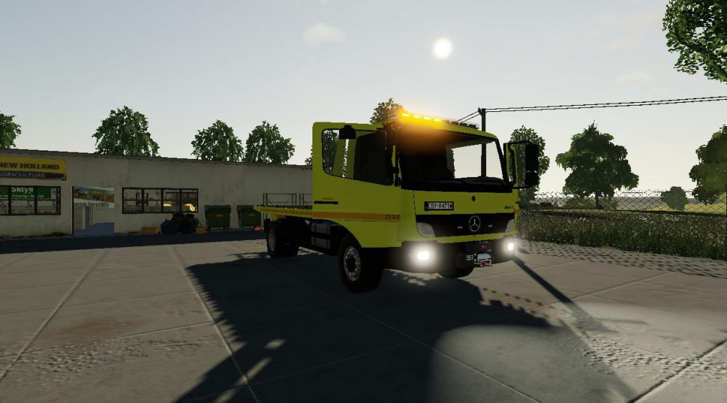 Mercedes Benz Atego Polish tow truck v2.0 Mod - Farming Simulator 2022 ...