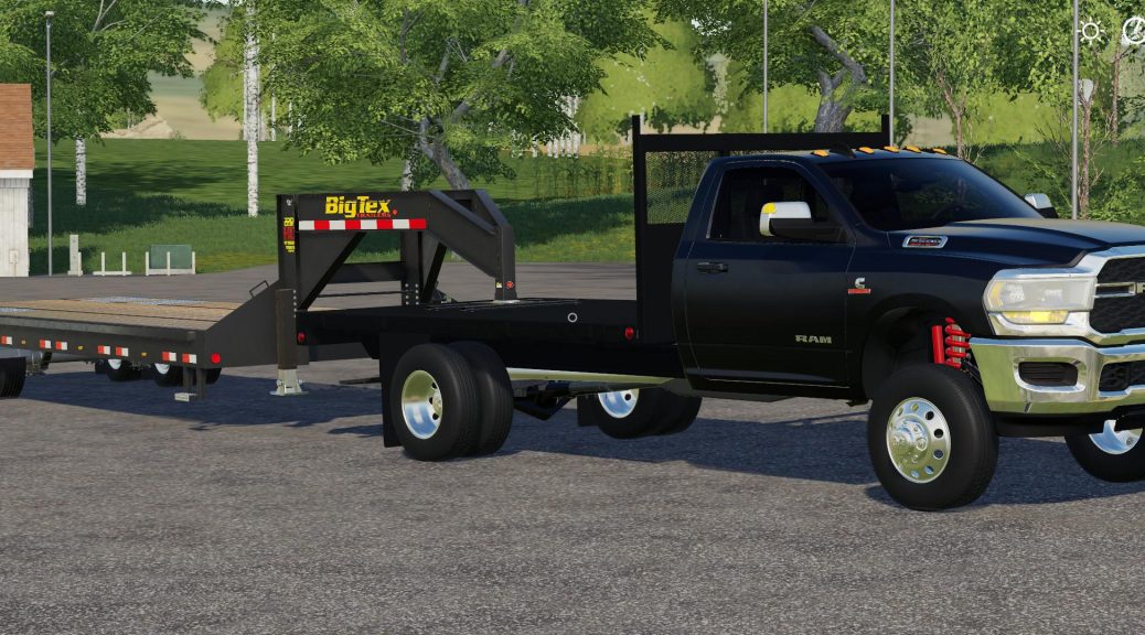 2020 Ram 3500 Flatbed v2.0 Mod - Farming Simulator 2022 / 19 mod