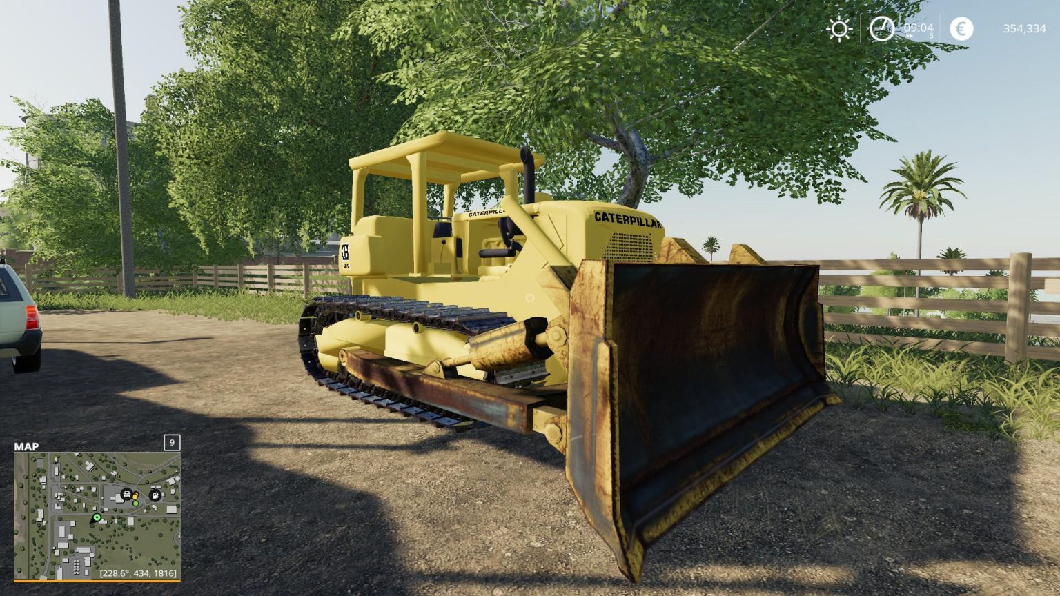 Cat d7 v1.0 Mod - Farming Simulator 2022 / 19 mod