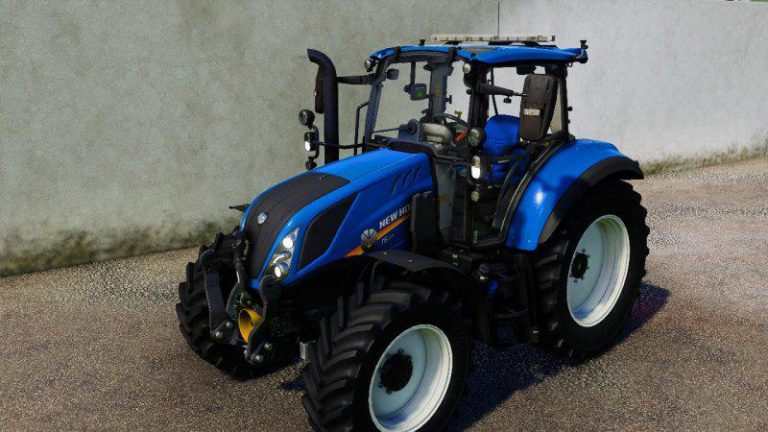 NEW HOLLAND T5 v1.0 FS 19 - Farming Simulator 2022 / 19 mod