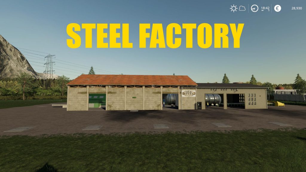 STEEL FACTORY v1.0 Object - Farming Simulator 2022 / 19 mod