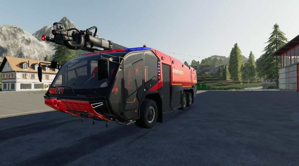 Lotniskowa Straz Pozarna v2.0 Truck - Farming Simulator 2022 / 19 mod