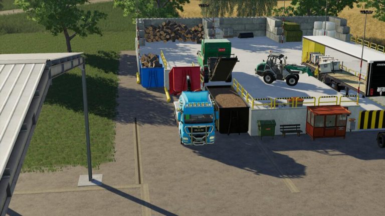 Transfer Yard / Recycling Center v1.0 Mod - Farming Simulator 2022 / 19 mod