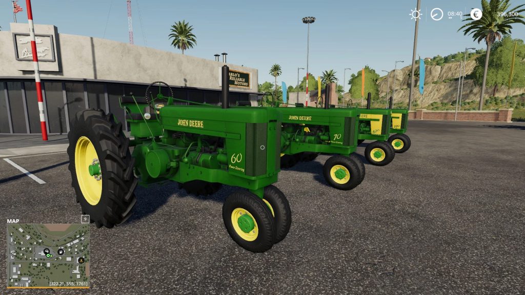 John Deere 60-70 + 620-720 v1.0 FS 19 - Farming Simulator 2022 / 19 mod