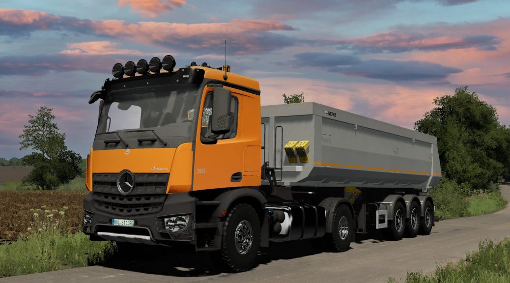 Mercedes-Benz Arocs 4x2 v1.0 FS 19 - Farming Simulator 2022 / 19 mod