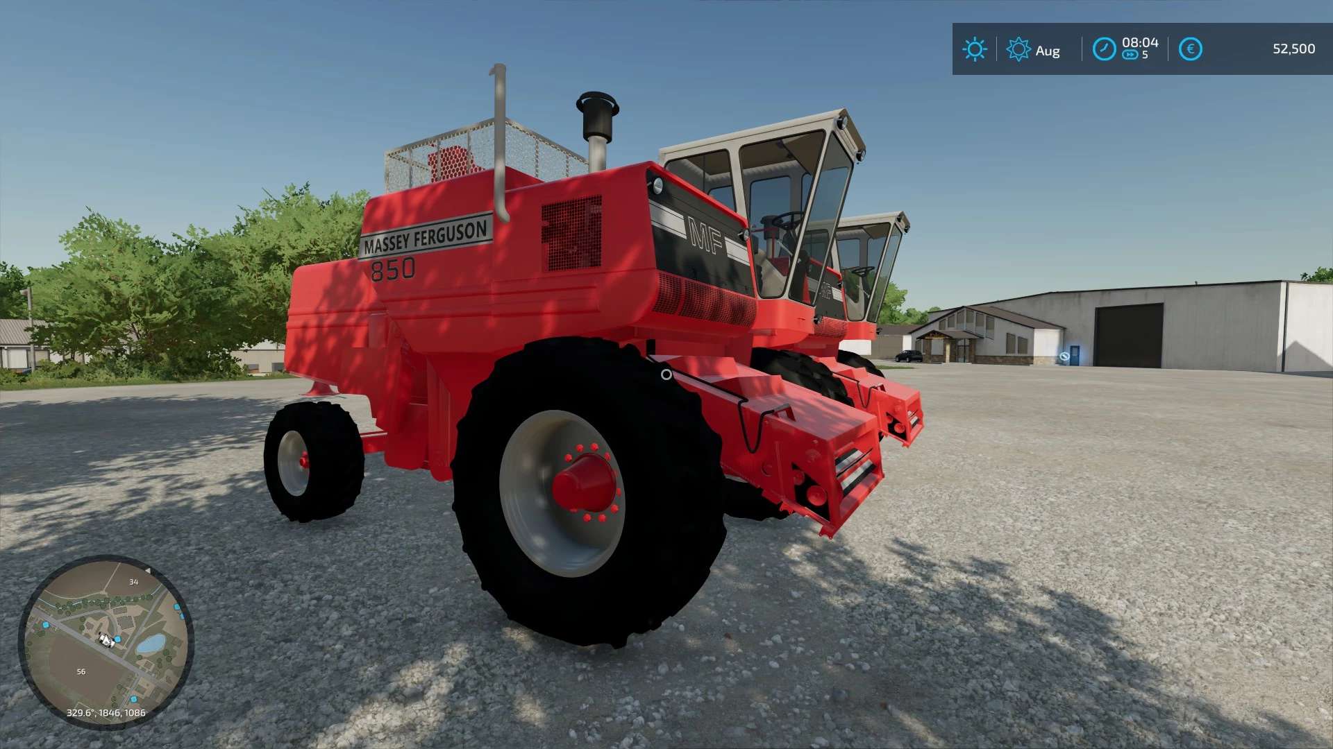 MF M860 Combine v1.0.0.0 Mod - Farming Simulator 2022 / 19 mod