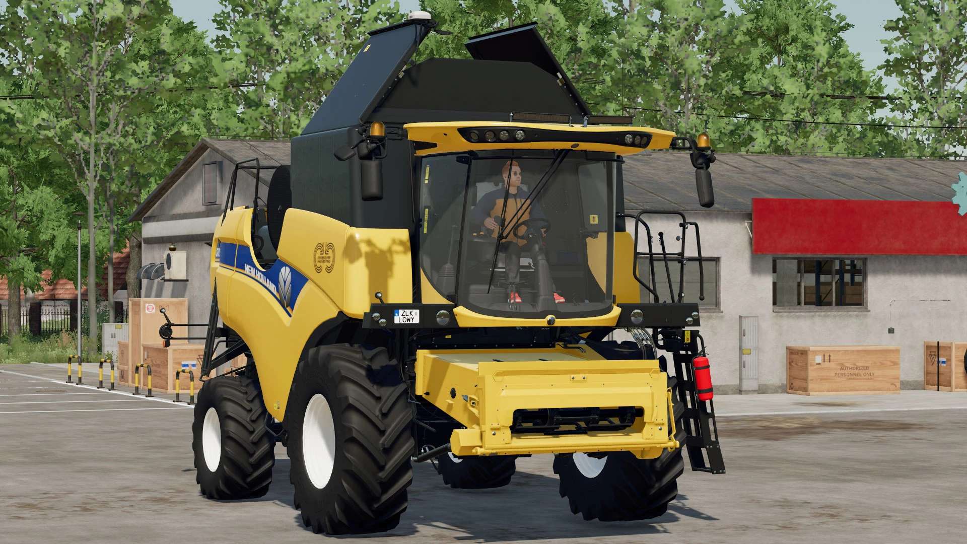 New Holland CH 7.70 v1.0.0.0 for FS22 - Farming Simulator 2022 / 19 mod